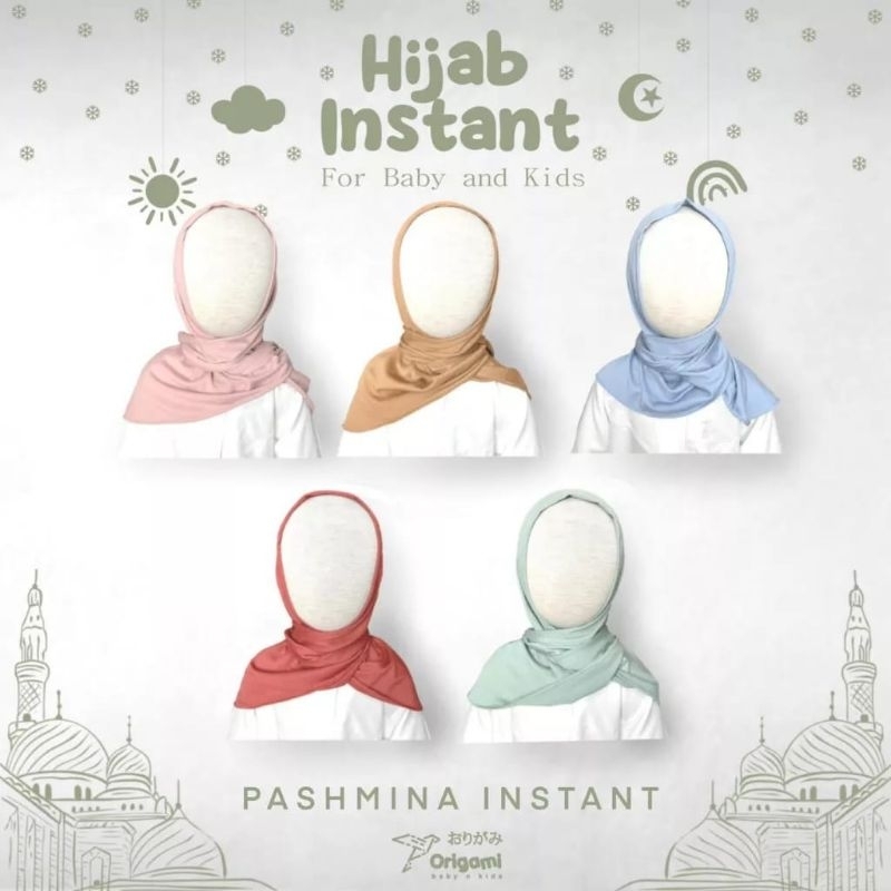 jilbab anak origami Nadya/Madina/shopia