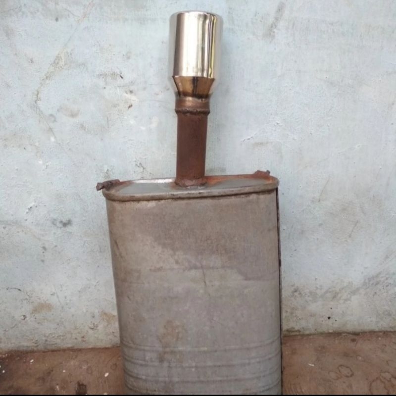 Silencer muffler belakang knalpot mobil custom