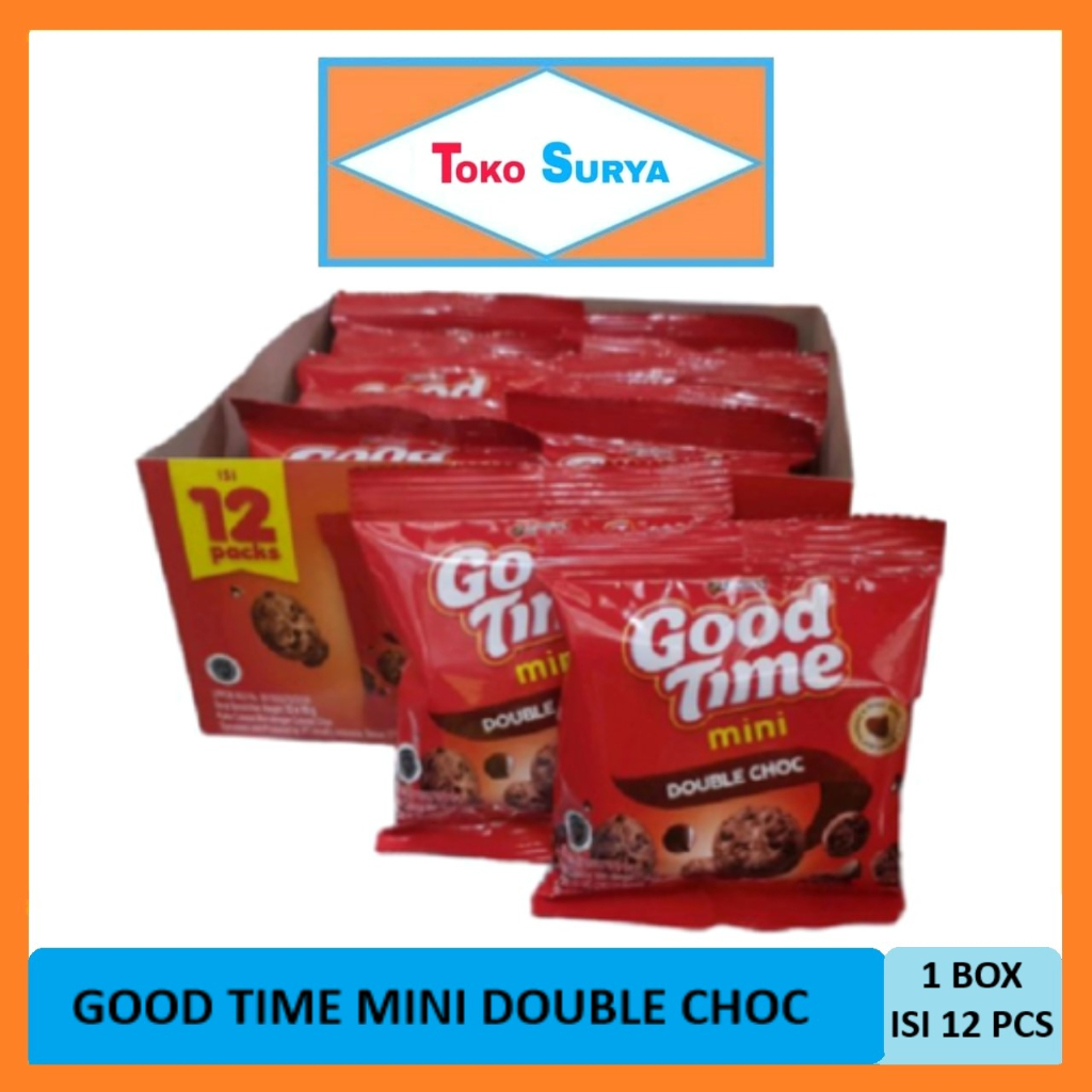 

Good Time Mini Double Choc 18gr 1 Box 12 Pcs Arnott's