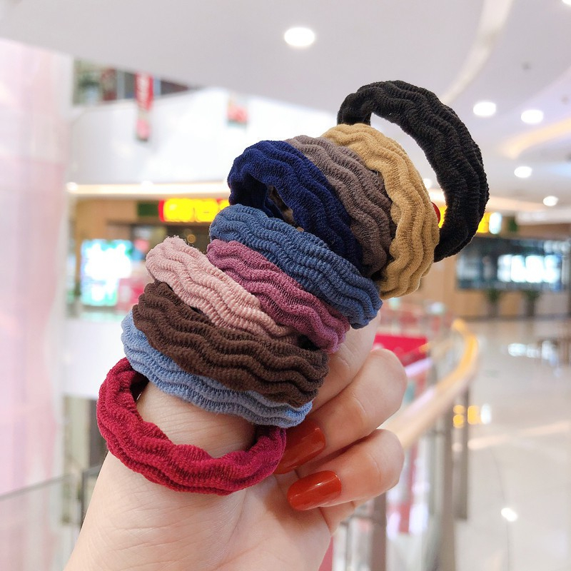Ikat Rambut Elastis Fashion Wanita Rubber Band Tie