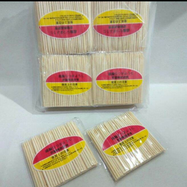 Tusuk Gigi Refill Isi 80 Pcs / Tusuk Gigi Bambu 1 Sachet