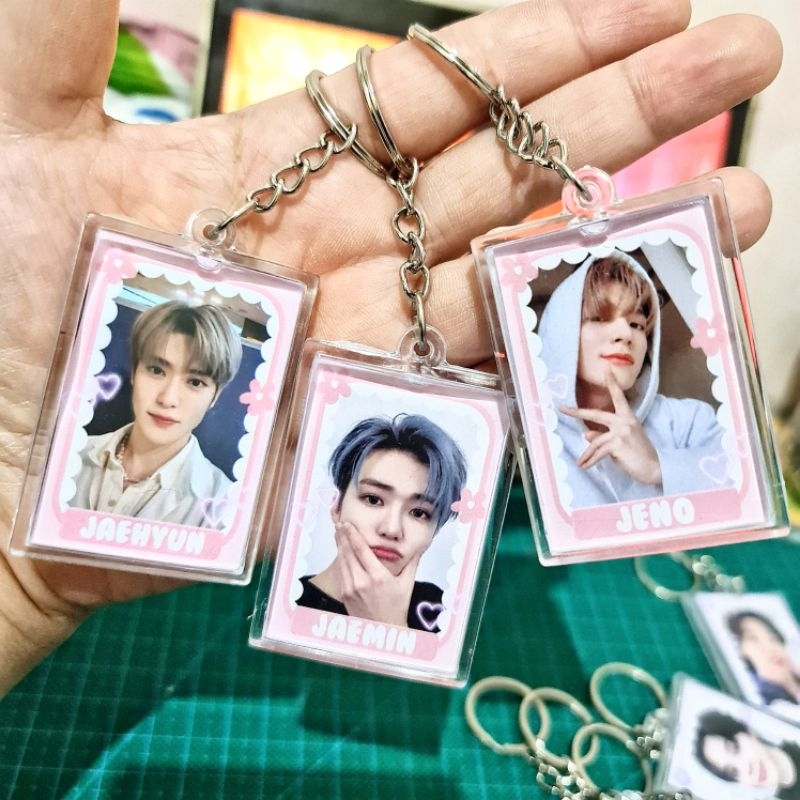 NCT Selca GC Acrylic Clear Keychain Gantungan Kunci Akrilik Clear (BACA DESKRIPSI)