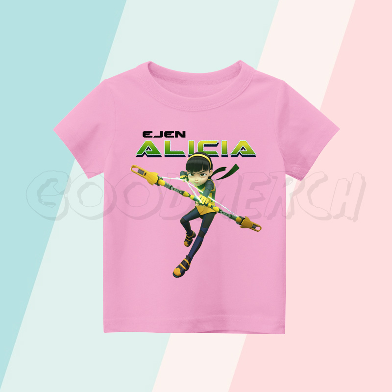 BAJU ANAK KAOS ANAK EJEN ALICIA EJEN ALI SERIES MOVIE