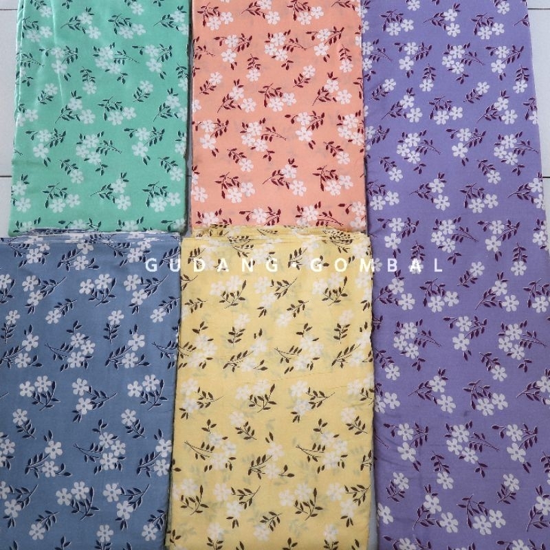 Kain Rayon Santung Bahan Mukena (harga per 0,5 m)