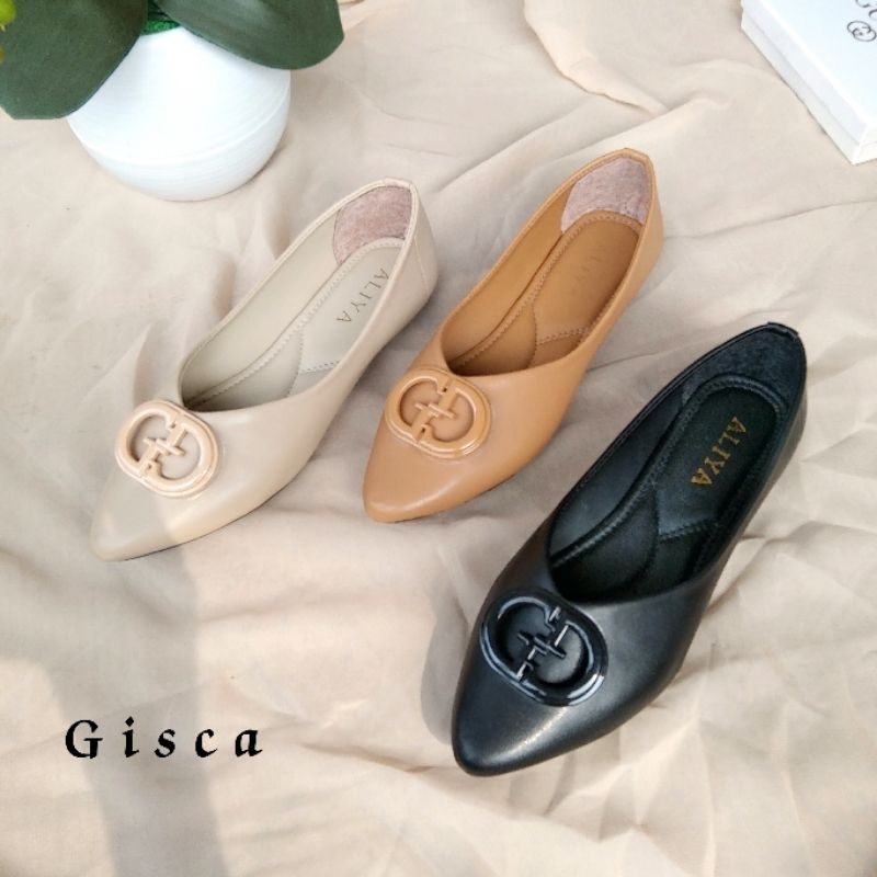 Aliyashoes Sepatu Flat Wanita Gisca