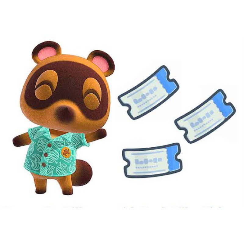 ACNH 100 NOOK MILES TICKET ANIMAL CROSSING