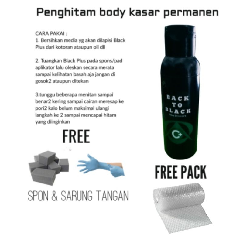 BACK TO BLACK PENGHITAM BODY KASAR PERMANENT