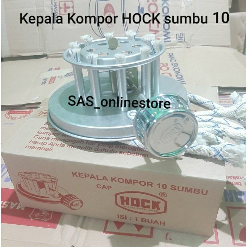 Kepala kompor HOCK sumbu 10/Putaran kompor HOCK ASLI sumbu 10