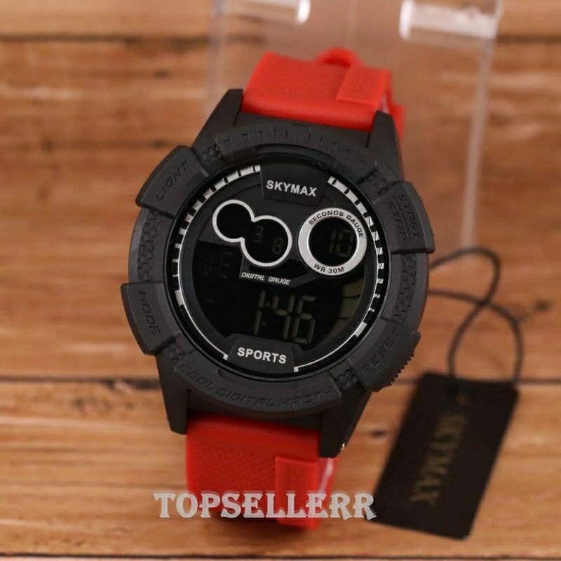 New Sale! Jam Tangan Skymax 1810 Digital Terbaru Bahan Halus Kasual Rubber