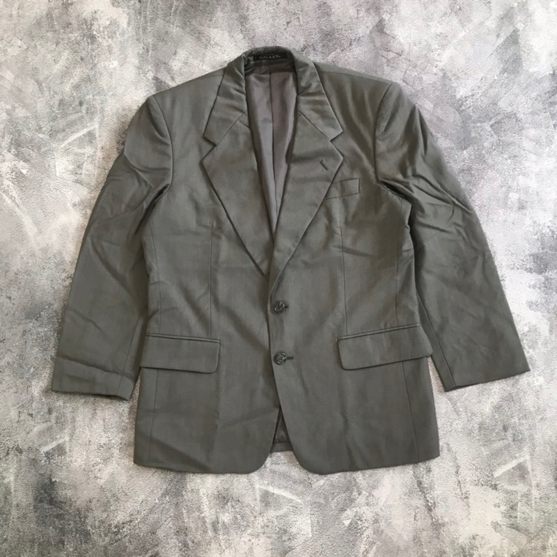 Galaxy Jas / blazer striped unisex G / Pria wanita basic casual sport fashion kantor daily harian se