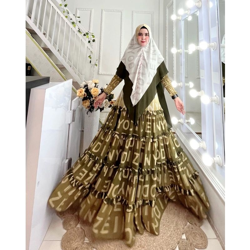 dress naraya by yodizein syar'i
