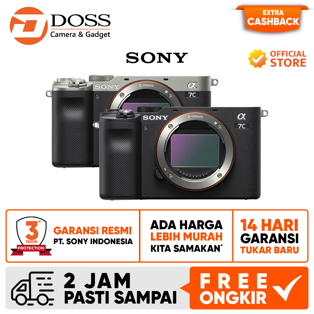 Sony Alpha A7C Body Only Kamera Mirrorless