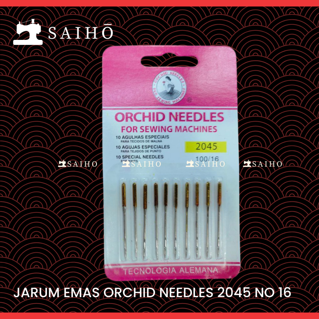 Jarum Emas Orchid Golden Tip Needle Hax1 2045 Anti Loncat