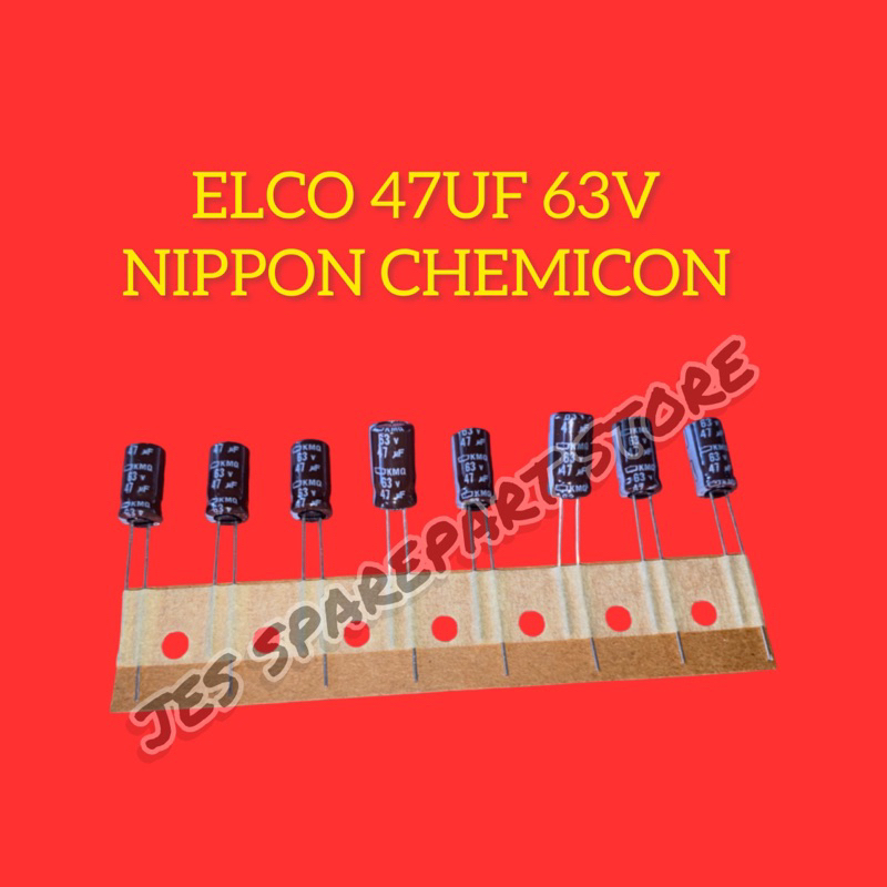 ELCO 47UF 63V RENCENG NIPPON CHEMICON