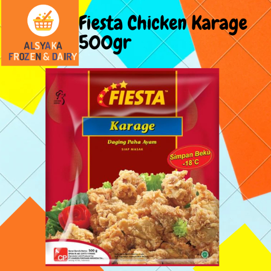 

Fiesta Chicken Pok-Pok/ Karage/ Spicy Karage/ Spicy Wing/ Spicy Chick/ Fried Chicken 500gr/400gr (Aneka Olahan Ayam Fiesta)