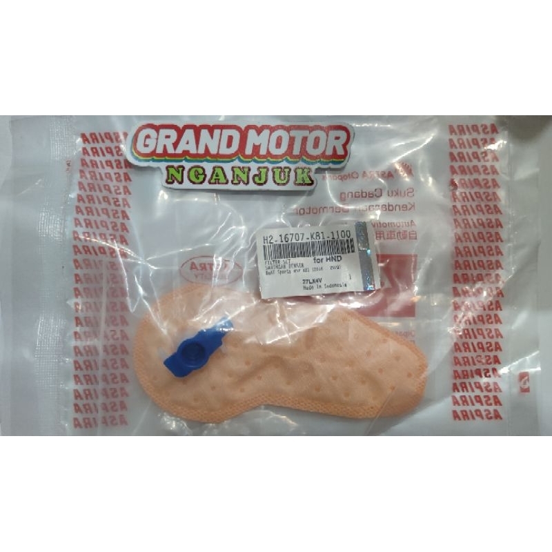 Filter Fuel Pump Vario 125 Fi bohlam dan Led Beat esp Aspira H2-16707-K81-1100 KWN KZR K44 Saringan 