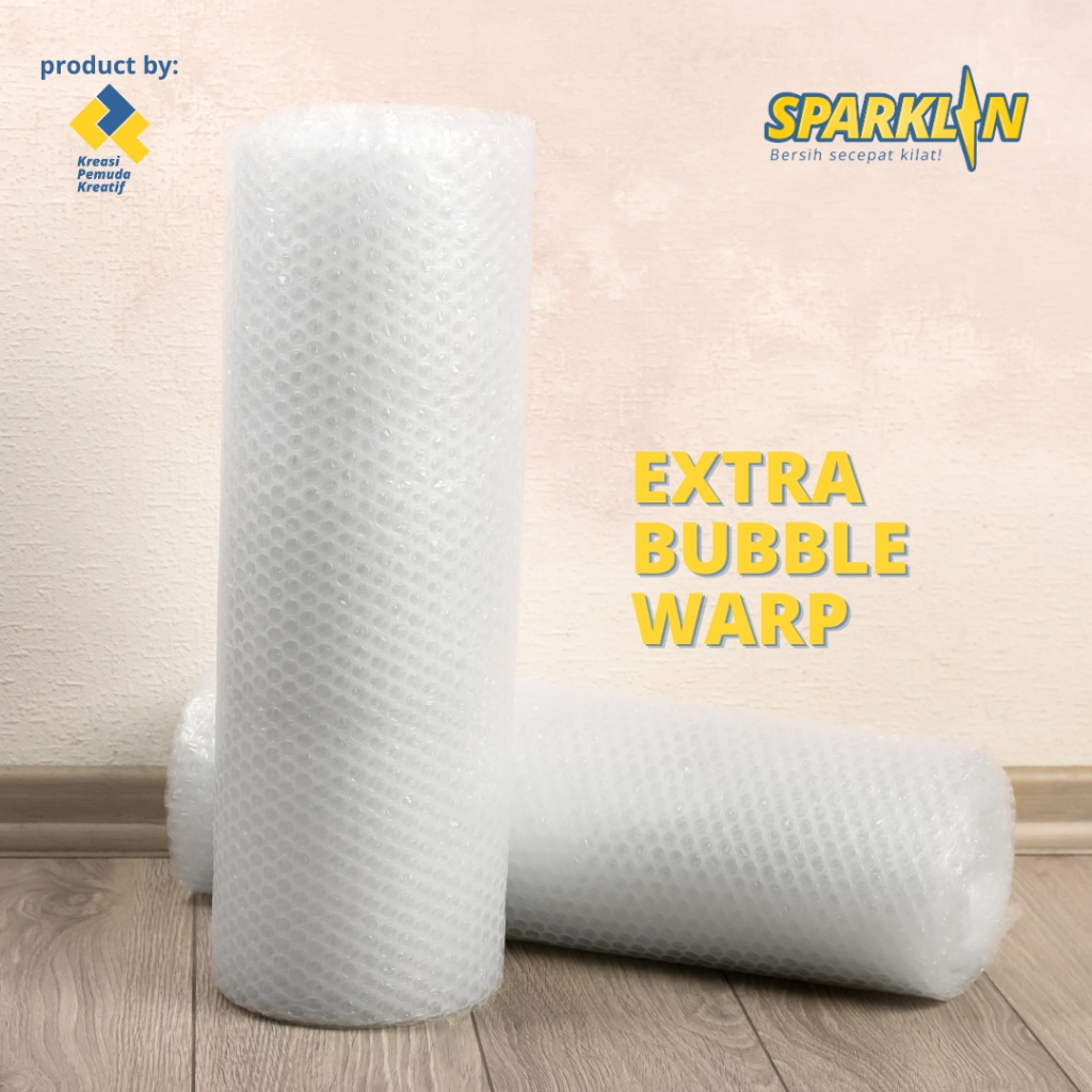 

Bubble Warp Extra untuk SPARKLIN PEMBERSIH KERAK KAMAR MANDI