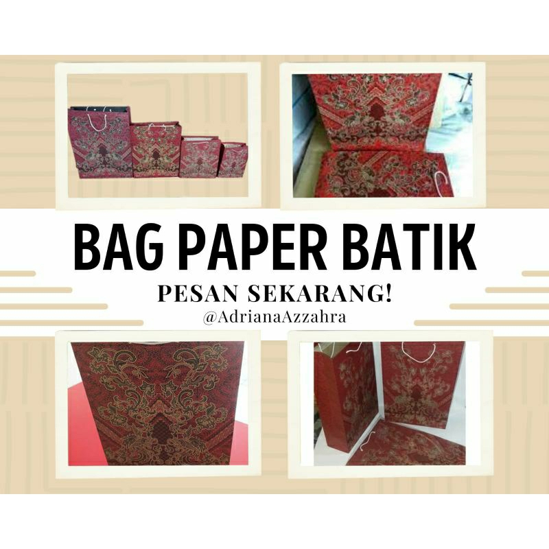

Paper bag Batik Tas batik