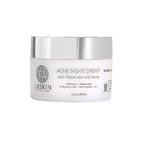 Laskin Acne Night Cream Krim Laskin Krim Malam Laskin