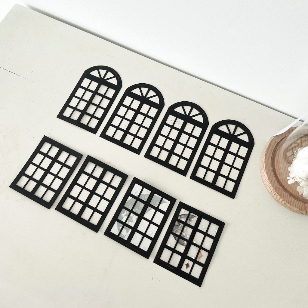 

Cutting Dies Jendela / Window Cutting Dies / Die Cut Jendela / Die Cut Window NOIR