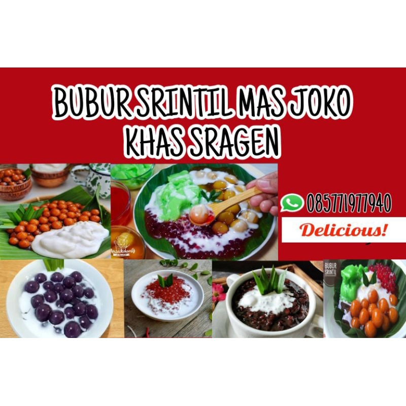 

Bubur srintil mas joko khas sragen