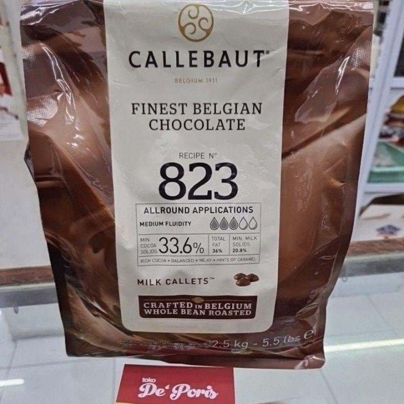 

Coklat Callebaut 823 Milk 2.5kg