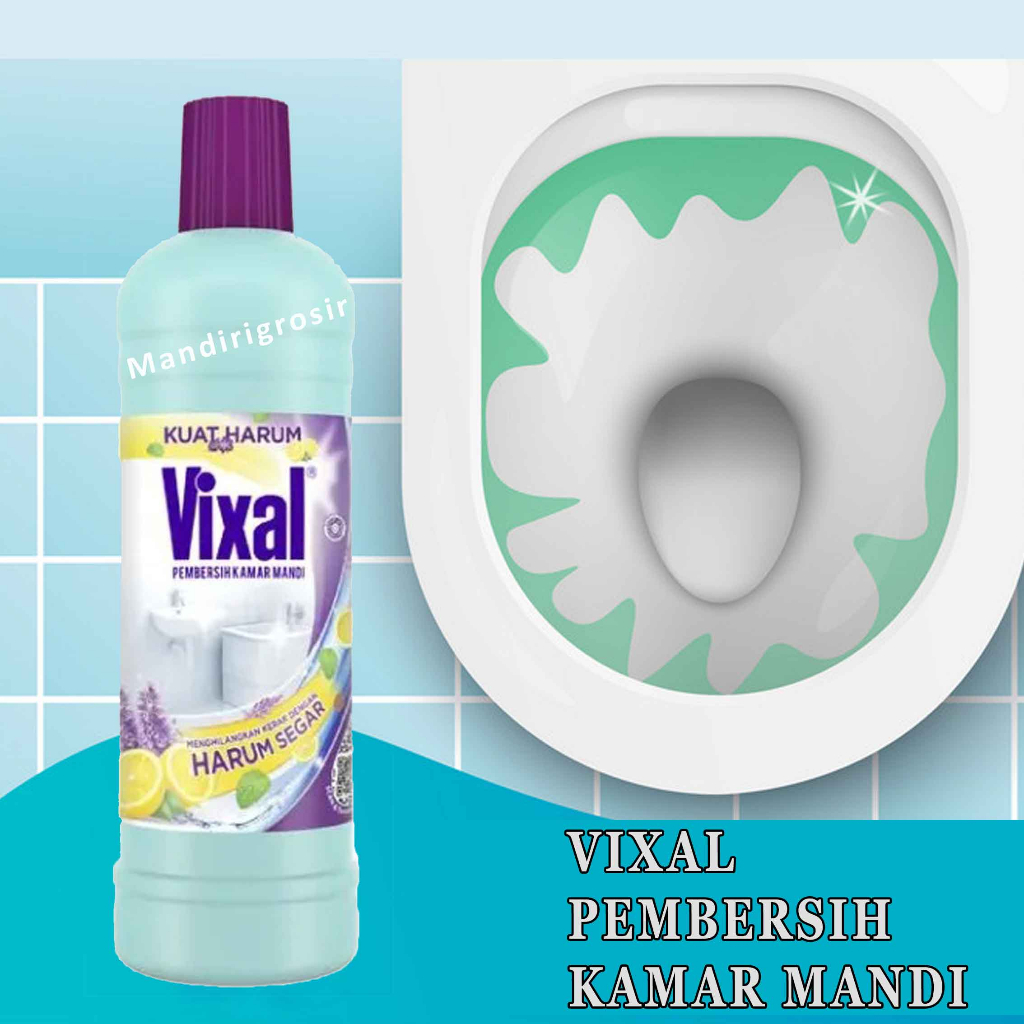 PEMBERSIH KAMAR MANDI* VIXAL* PORSELEN UNGU EKSTRA KUAT* 750ML