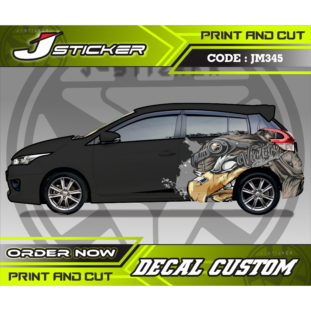 sticker printing eagle mobil agya jazz brio avanza xpander