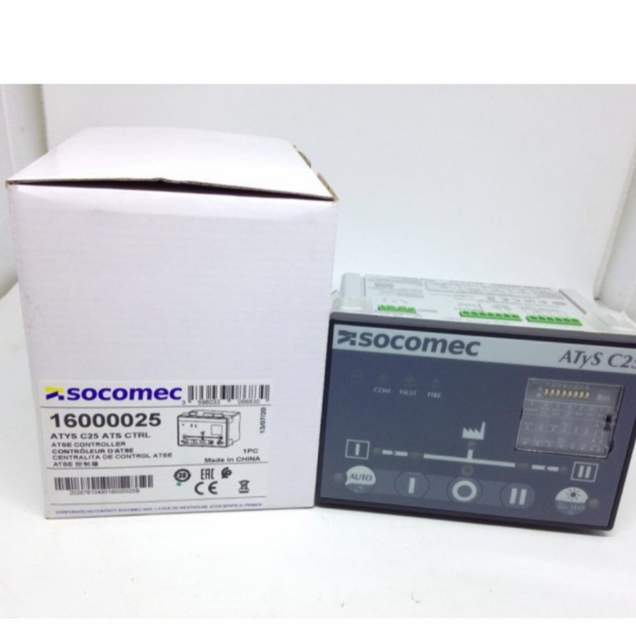 controller socomec c25-control Relay Socomec Type controller Atys C25 socomec 1600025