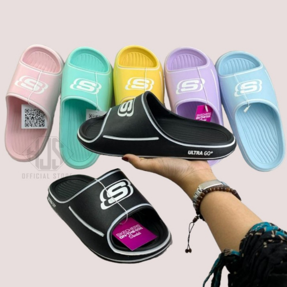 Sendal Wanita Skechers Sandal Cewek Terbaru Sandal Wanita Slop Kekinian Sandal Skechers Wanita Murah