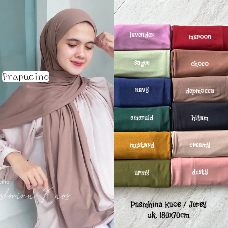 PASHMINA JERSEY / PASHMINA KAOS