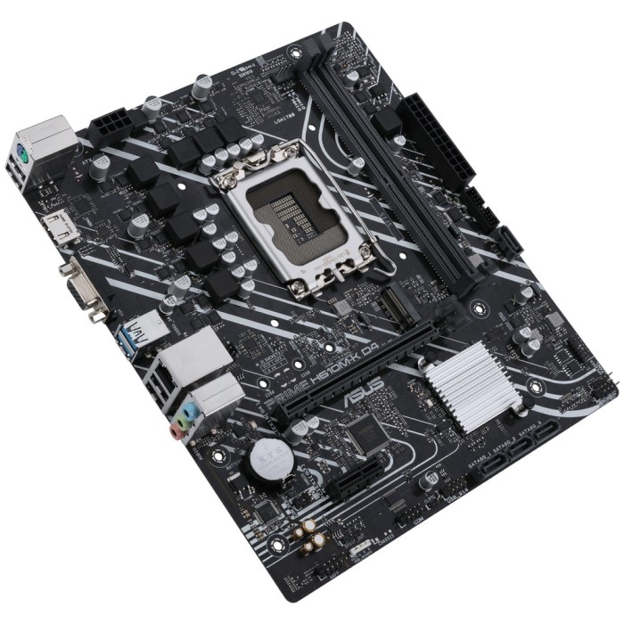 Asus Prime Motherboard H610M-K D4 (LGA1700, H610, DDR4, USB3.2, SATA3)