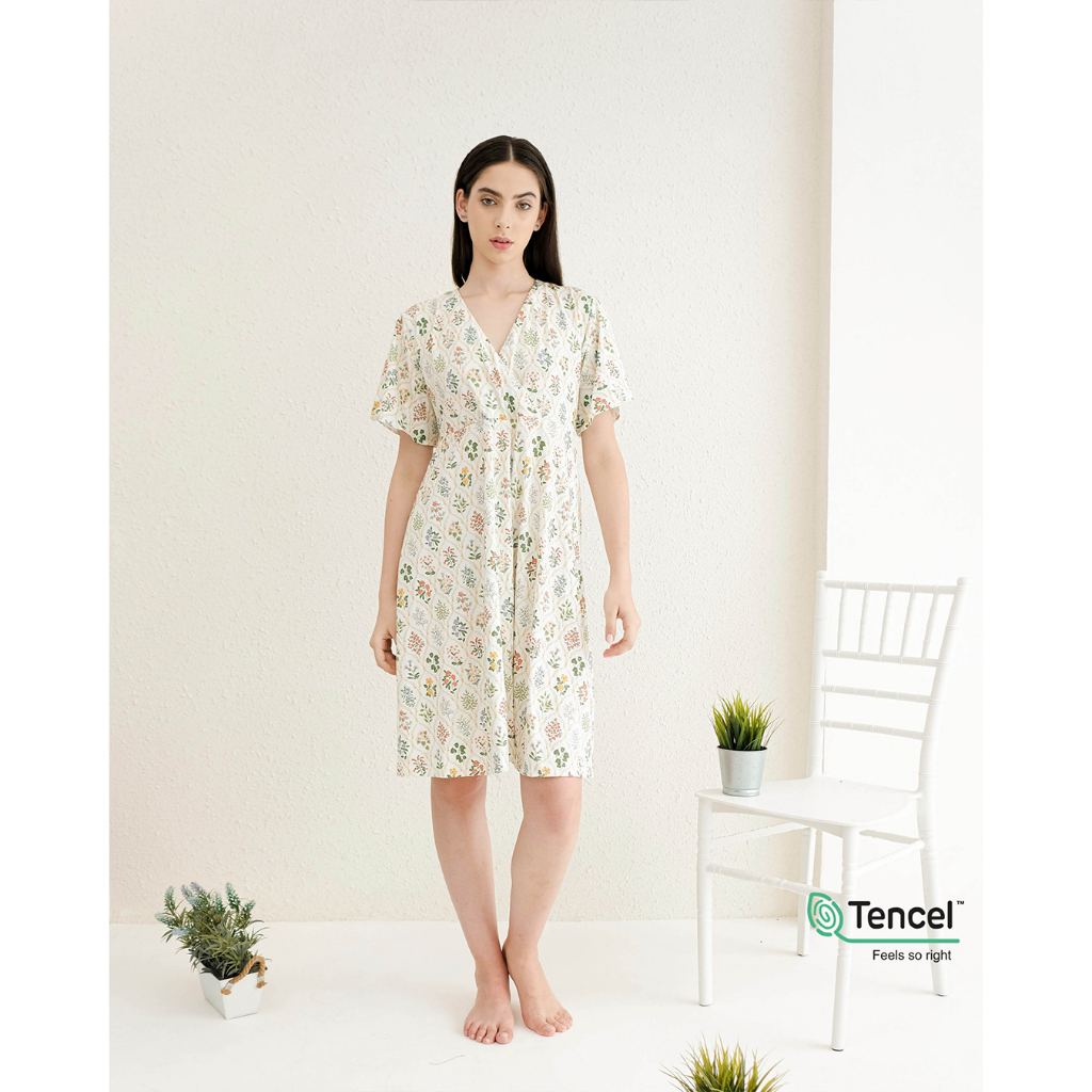 Cielyn - Dress TENCEL™- Vintage Series - Modal  Dress Wanita Dewasa