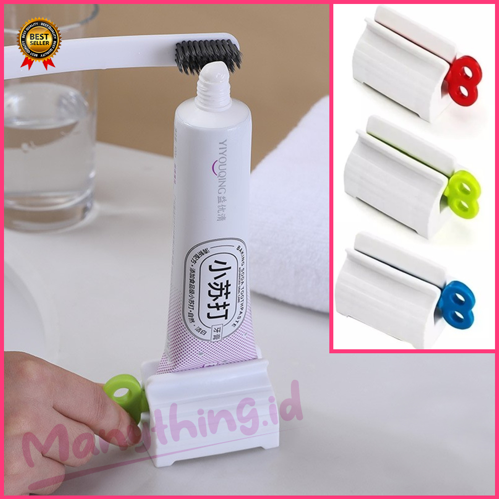 (MANYTHING) Dispenser Odol / Tooth Paste Holder / Penjepit Pasta Gigi Model Putar