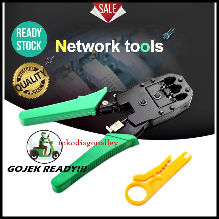 Tang Crimping RJ45 Tang Crimper Kabel LAN Plier Network Cable RJ45 RJ11 Cramping Kupas Kabel Potong Kabel Telepon Murah