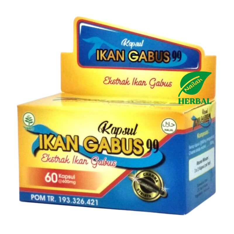 Extra Ikan Gabus Obat Pasca Operasi Sari Ikan Gabus Kapsul Isi 60 Obat Herbal Ekstrak Ikan Gabus Kap