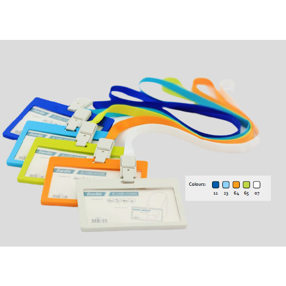 

Bantex 8863 ID Card Landscape + Lanyard ( IRRA STORE )