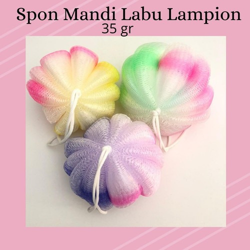 Bath Sponge Labu / Spons Mandi Labu / Sponge Labu 35 Gram