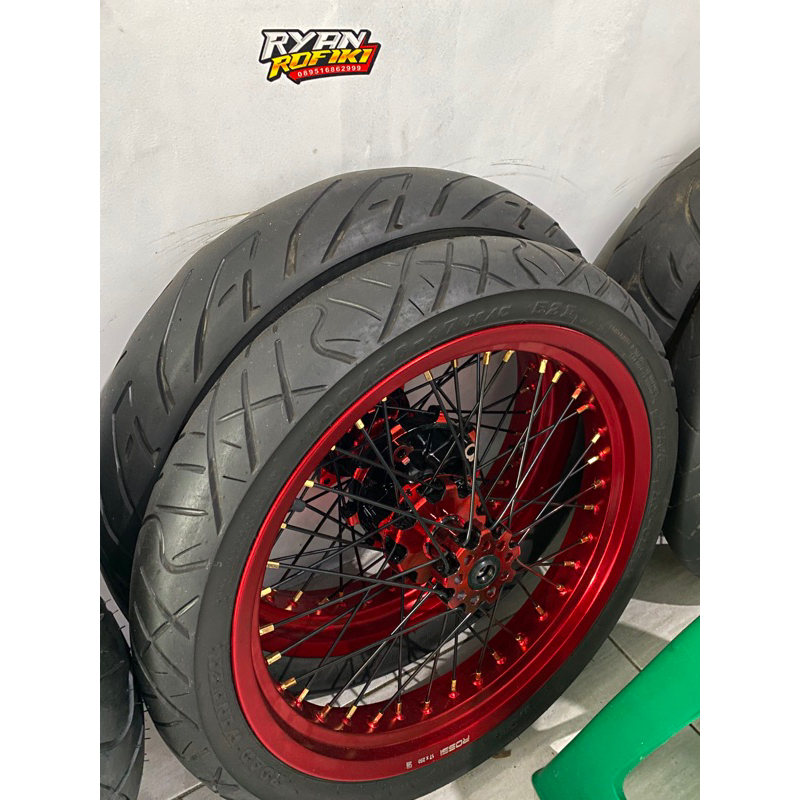 paket roda crf supermoto merah