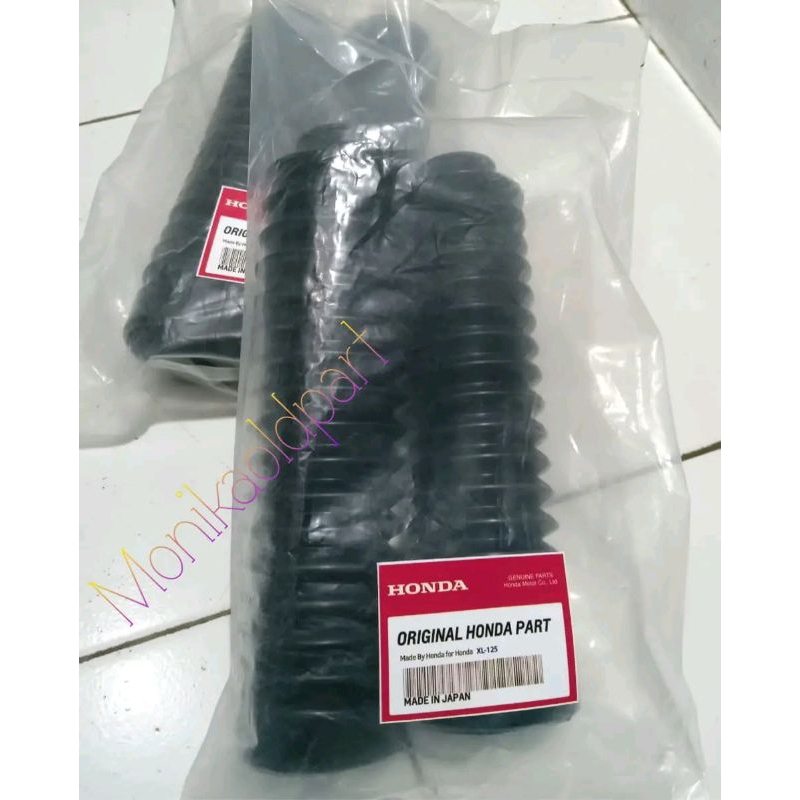 Karet debu shockbreaker trail Honda XL 125 karet Bootom shock depan Honda XL125 Original Made In jap