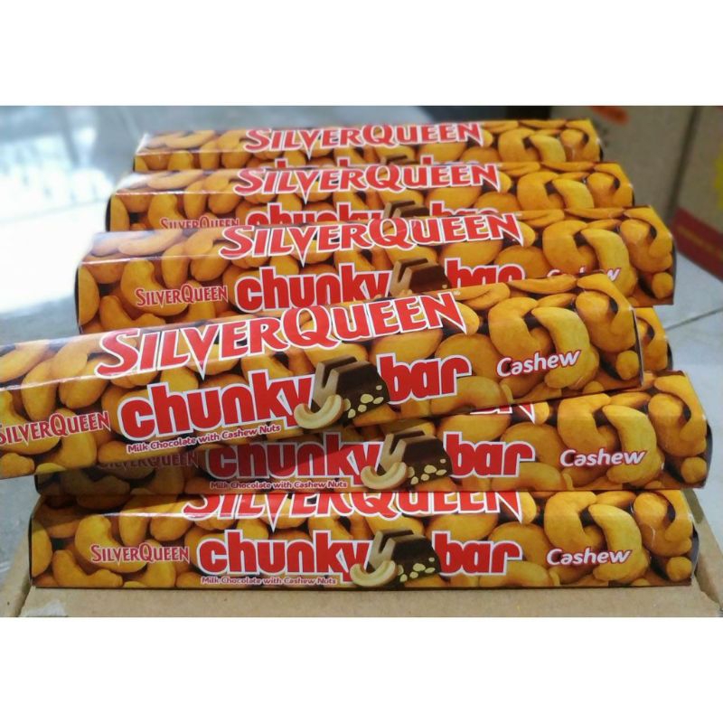 

Silverqueen Chungky Bark Cashew 95Gram/Almond 95Gram
