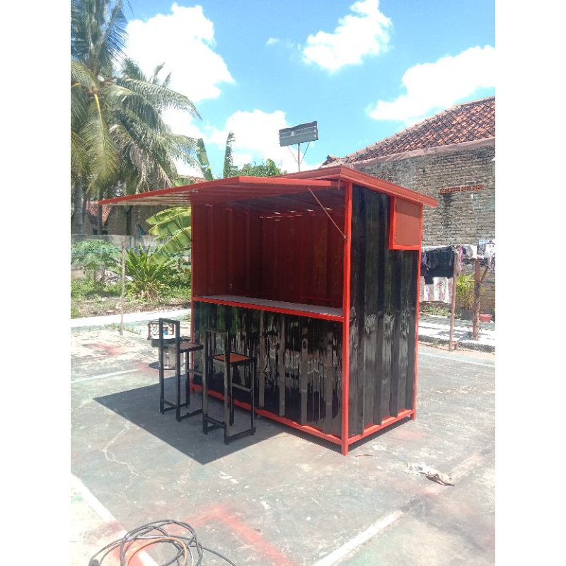 booth Container ukuran 2 x 1 meter