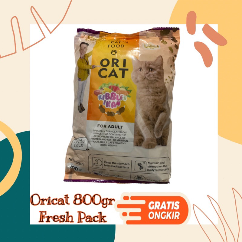 MAKANAN KUCING ORI CAT ADULT 800Gr ORICAT