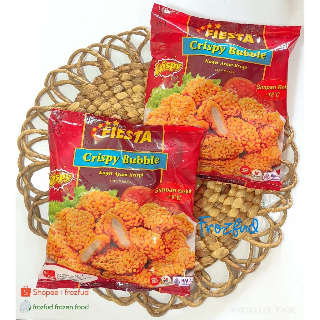 

Fiesta Crispy Bubble Naget Ayam 500gr