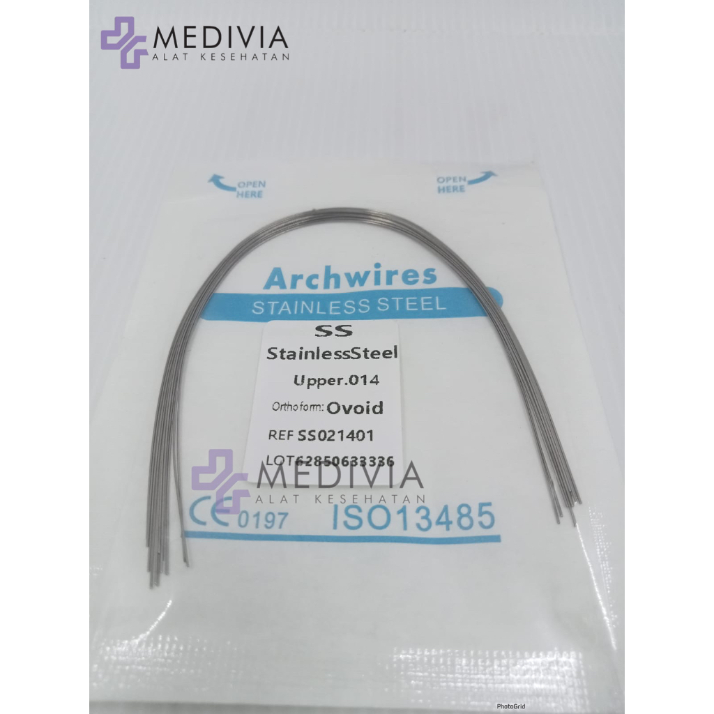 DENTAL STAINLESS STEEL SS WIRE ROUND / KAWAT ORTHO BRACES SS STAINLESS STEEL SS