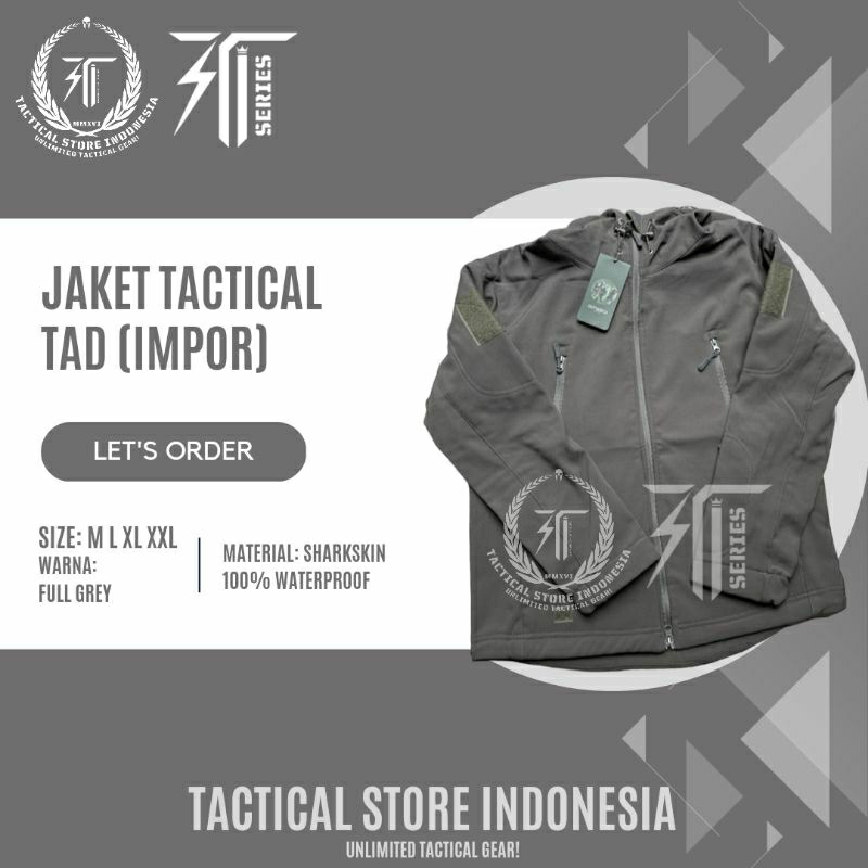 ORIGINAL Jacket TAD Tactical Helicon IMPOR - GREY / ABU ABU