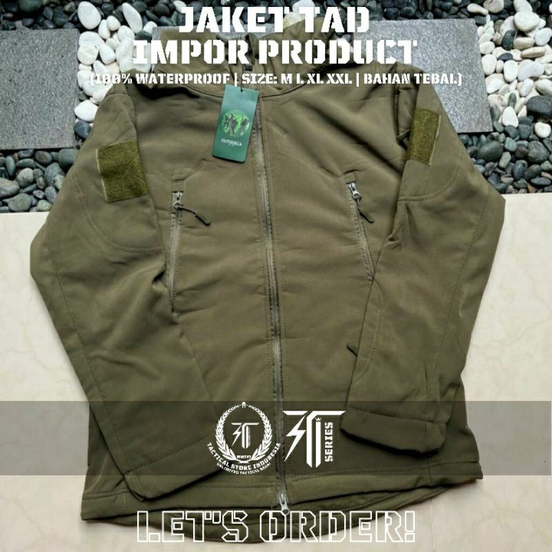 ORIGINAL Jacket TAD Tactical Helicon IMPOR - GREEN / HIJAU