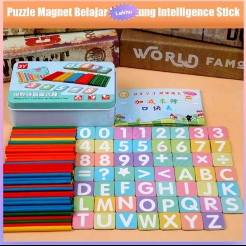 GE TOYS MAINAN BALITA DAN ANAK BELAJAR BERHITUNG/MONTESSORI TERAPI WICARA