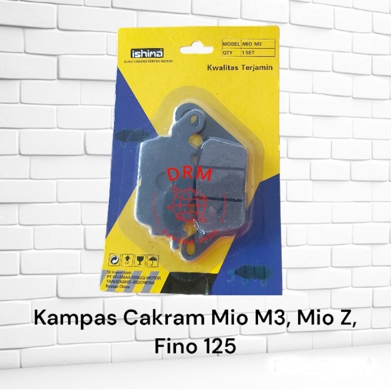 Discpad / Kampas Rem Depan Kampas Cakram  Mio M3 / Mio Z / Fino 125 ISHIMA