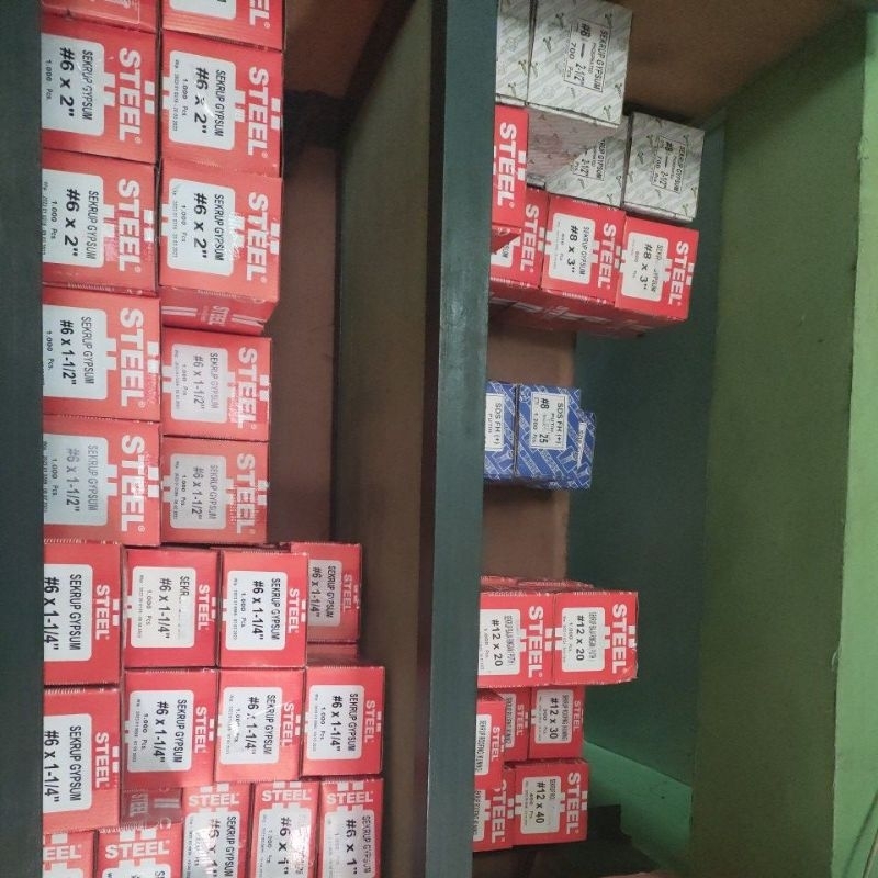 Skrup Gypsum Steel (1dus)  2.5cm, 3cm, 4cm, 5cm, 6cm, 7cm